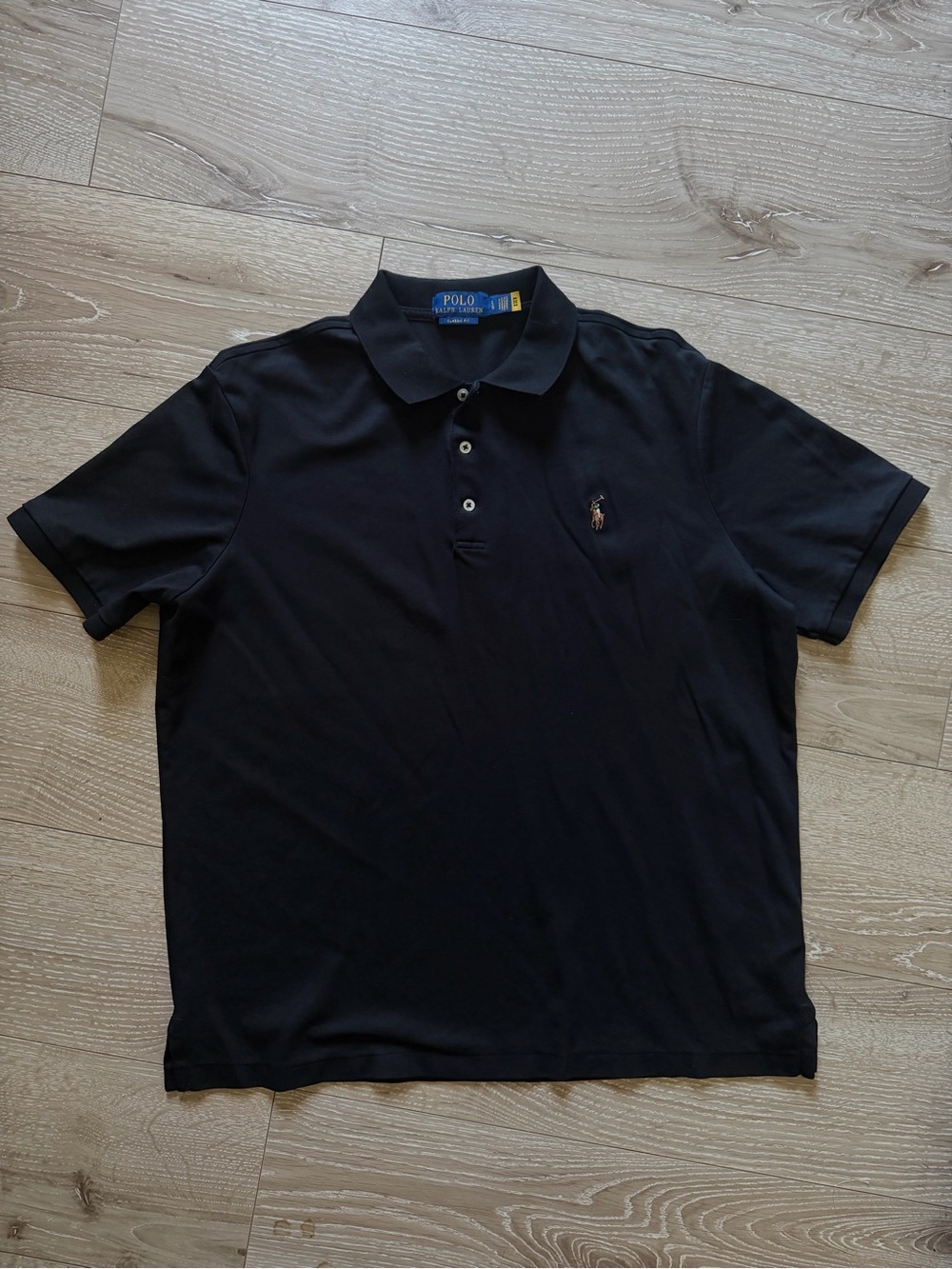 Polo by Ralph Lauren Men's Classic Black Polo Shirt